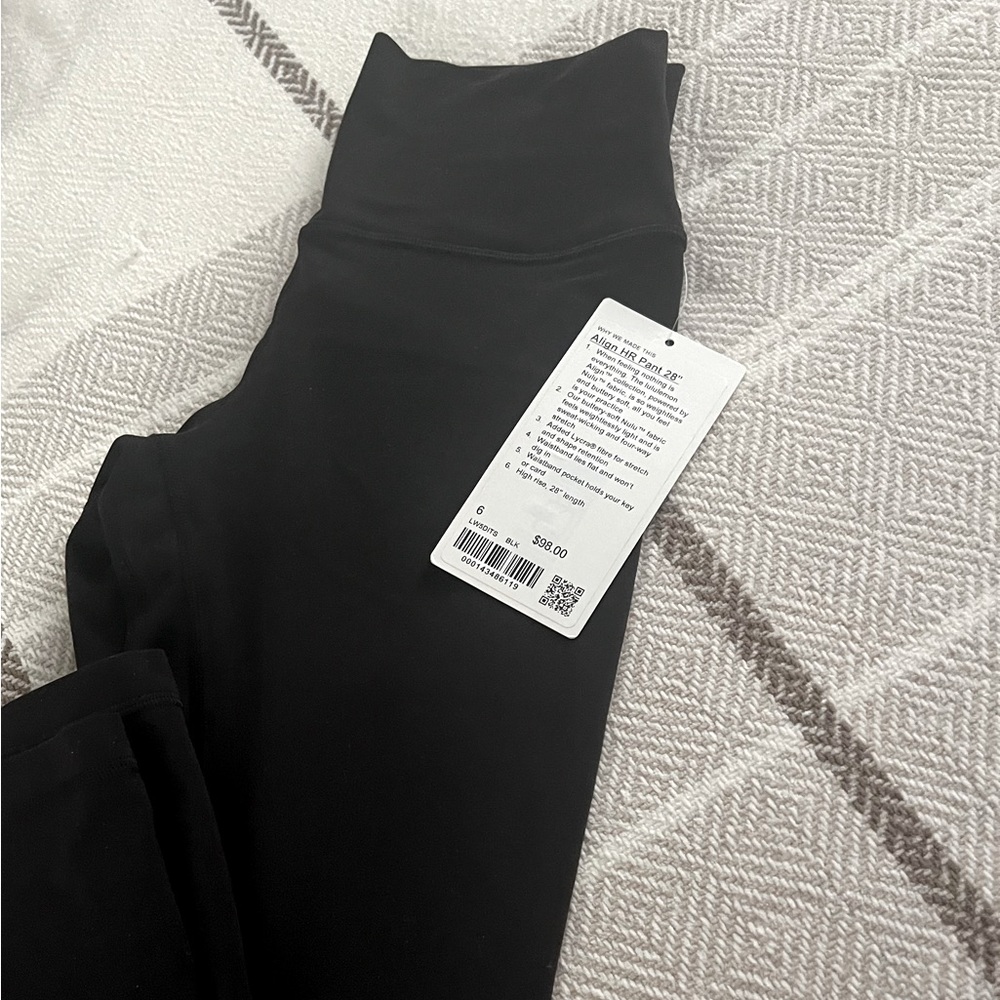 Lululemon Align 28” Leggings. Size 6